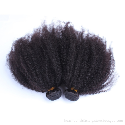 Hot Selling Unprocessed Human Hair Extension Afro Kinky Curl Brazilian Hair Bundles